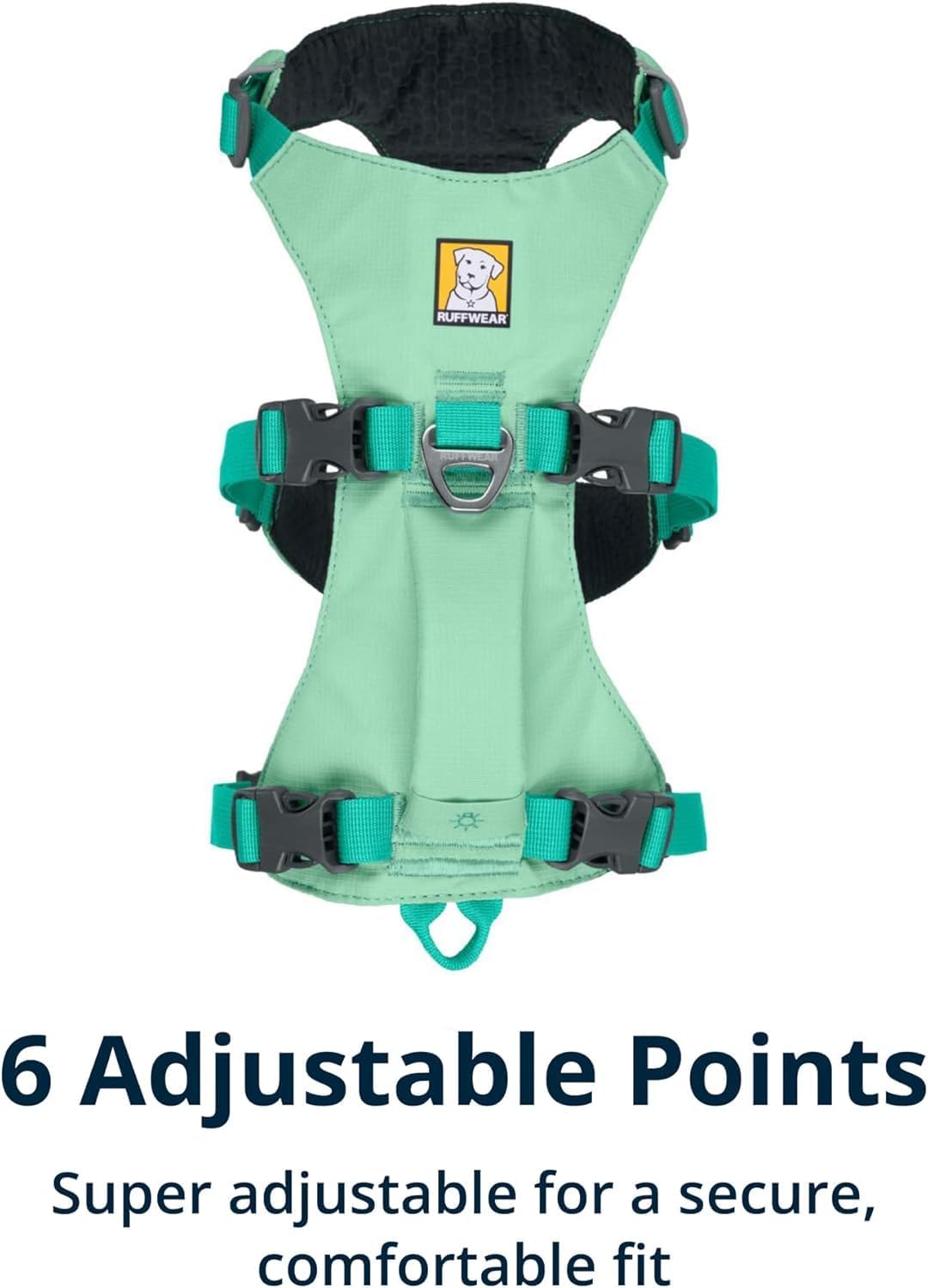 Ruffwear Flagline Lightweight Multi-Use Dog Harness, Sage Green